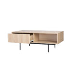 RIGOTE COFFEE TABLE 1ΣΥΡΤΑΡΙ SONOMA ΜΑΥΡΟ 120x59x45cm 04-0634 - Image 4