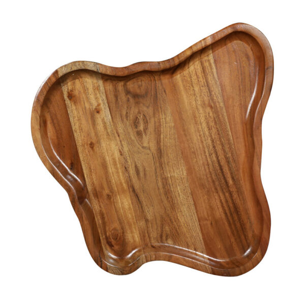 FLOW SIDE TABLE ΦΥΣΙΚΟ ΜΑΥΡΟ 60x56x51cm 04-1029 - Image 2