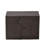 ABRACO SIDE TABLE SET 2ΤΕΜ MOCCA 60x30x46cm 04-1181
