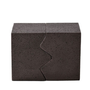 ABRACO SIDE TABLE SET 2ΤΕΜ MOCCA 60x30x46cm 04-1181