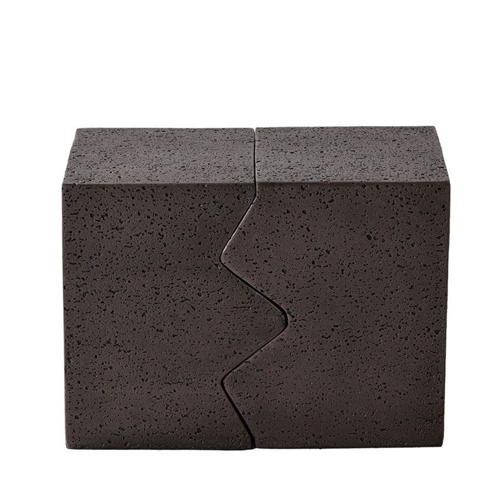 04-1181-OgRkb-first-_1 ABRACO SIDE TABLE SET 2ΤΕΜ MOCCA 60x30x46cm 04-1181 - Image 1