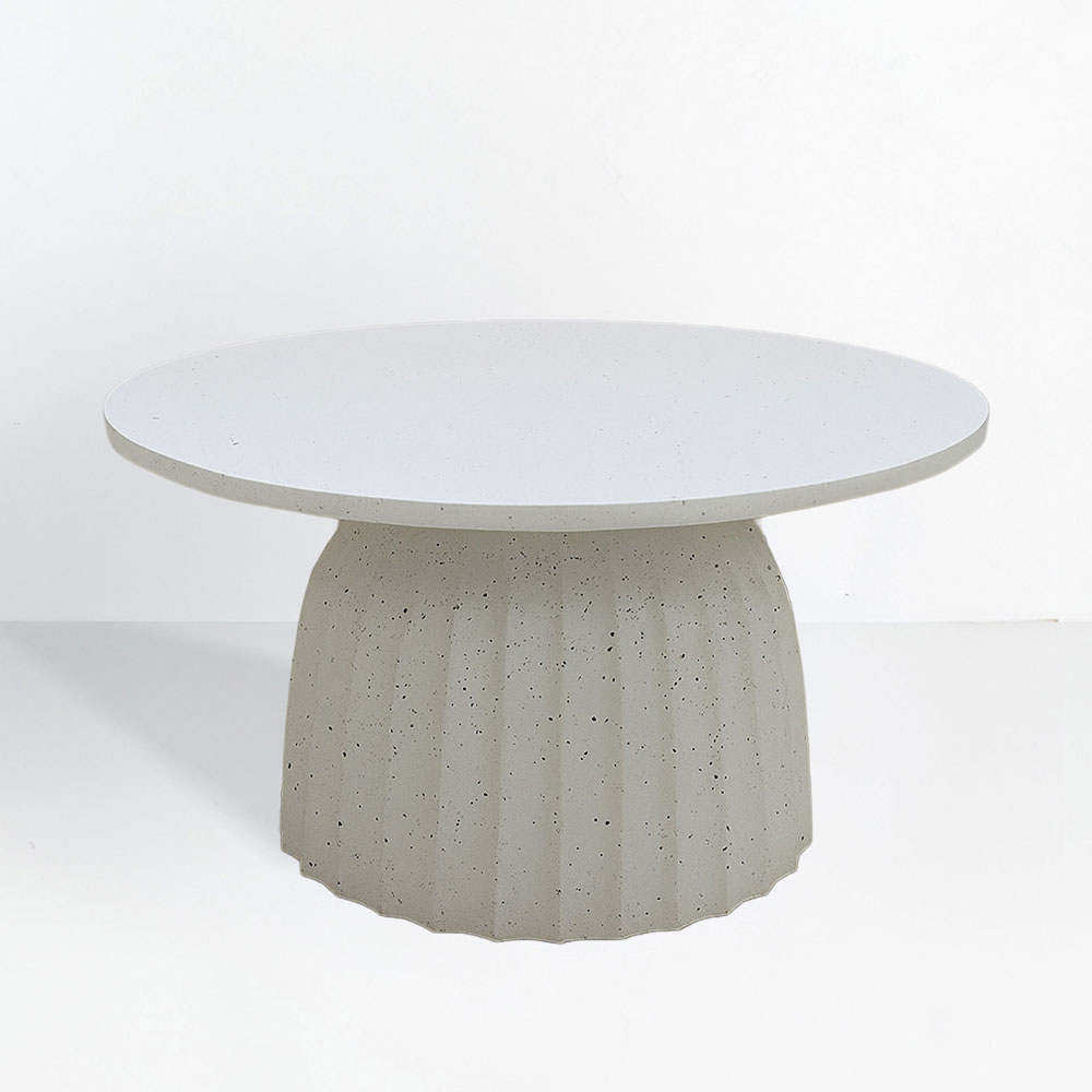 04-1200-4sIOv-first-_1 TOLEDO COFFEE TABLE ΛΕΥΚΟ ΜΕ PATTERN 60x60x40cm 04-1200 - Image 1