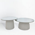 TOLEDO COFFEE TABLE ΛΕΥΚΟ ΜΕ PATTERN 60x60x40cm 04-1200 - Image 2