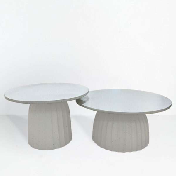TOLEDO COFFEE TABLE ΛΕΥΚΟ ΜΕ PATTERN 60x60x40cm 04-1200 - Image 2