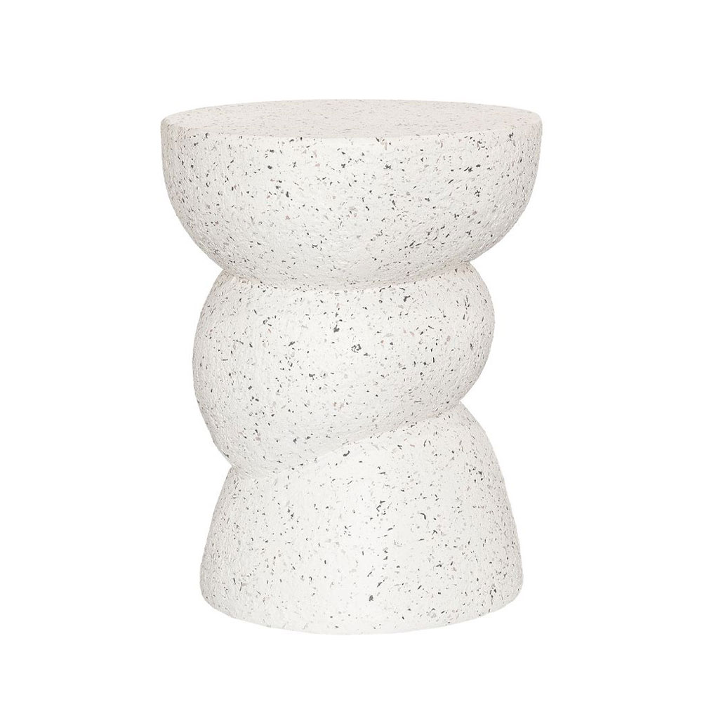04-1206-HuZkE-first-_1 ASIMETRON SIDE TABLE TERRAZZO 35x35x46cm 04-1206 - Image 1