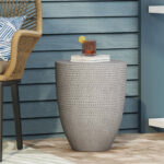 AFRICA SIDE TABLE ΓΚΡΙ 36x36x45cm 04-1215 - Image 2