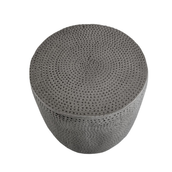 AFRICA SIDE TABLE ΓΚΡΙ 36x36x45cm 04-1215 - Image 3