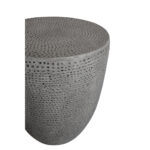 AFRICA SIDE TABLE ΓΚΡΙ 36x36x45cm 04-1215 - Image 4