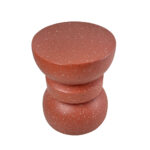 TERRACOTTA SIDE TABLE TERRAZZO TERRACOTTA 36x36x46cm 04-1307 - Image 2