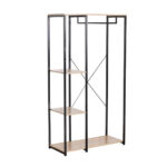 MODE ΝΤΟΥΛΑΠΑ SONOMA ΜΑΥΡΟ 90x40x167cm 18-0013