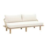 SIESTA ΚΑΝΑΠΕΣ ΚΡΕΒΑΤΙ ΦΥΣΙΚΟ CREAM 180x80x59.5cm 22-0276