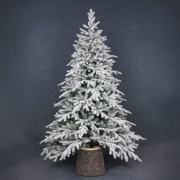 TREE BASE STAND ΚΟΡΜΟΣ 26x26x35cm MgO ΚΑΦΕ ΜΕΤΑΛΛΟ 237-0027 - Image 3