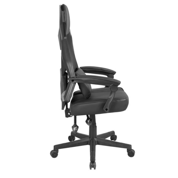 FUSION ΚΑΡΕΚΛΑ GAMING ΓΡΑΦΕΙΟΥ ΜΑΥΡΟ 50x74x137 25-0700 - Image 3