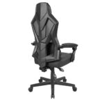 FUSION ΚΑΡΕΚΛΑ GAMING ΓΡΑΦΕΙΟΥ ΜΑΥΡΟ 50x74x137 25-0700 - Image 4