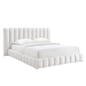 SAVAGIAR ΚΡΕΒΑΤΙ (ΓΙΑ ΣΤΡΩΜΑ 160x200cm) CREAM 210.5x220.5x109.7cm 40-0078