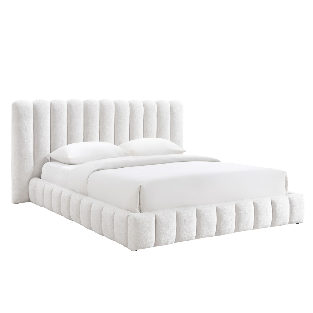 40-0078-NKwzI-first-_1 SAVAGIAR ΚΡΕΒΑΤΙ (ΓΙΑ ΣΤΡΩΜΑ 160x200cm) CREAM 210.5x220.5x109.7cm 40-0078 - Image 1