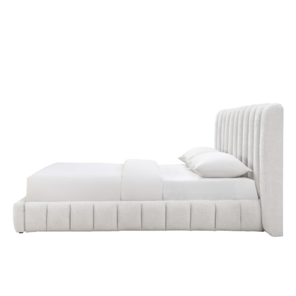 SAVAGIAR ΚΡΕΒΑΤΙ (ΓΙΑ ΣΤΡΩΜΑ 160x200cm) CREAM 210.5x220.5x109.7cm 40-0078 - Image 4