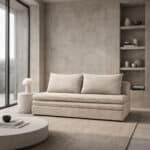 GIRASOLE ΚΑΝΑΠΕΣ ΚΡΕΒΑΤΙ 3ΘΕΣΙΟΣ BEIGE ASTI 1 200x87x90cm 71-0227 - Image 2