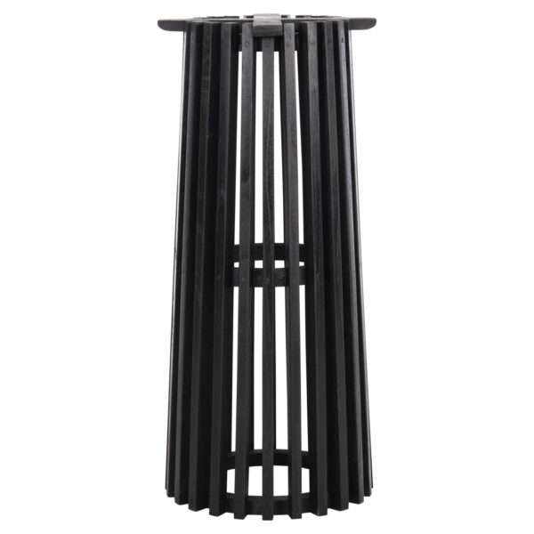 ΒΑΣΗ BAR STAND ΕΣΩΤ.ΧΩΡΟΥ ΜΕΣ.ΥΨΟΥΣ ΣΤΡΟΓΓΥΛΗ FRANTZ HM9857.12 MINDI ΞΥΛΟ ΣΕ ΜΑΥΡΟ Φ40x90Υεκ. - Image 3