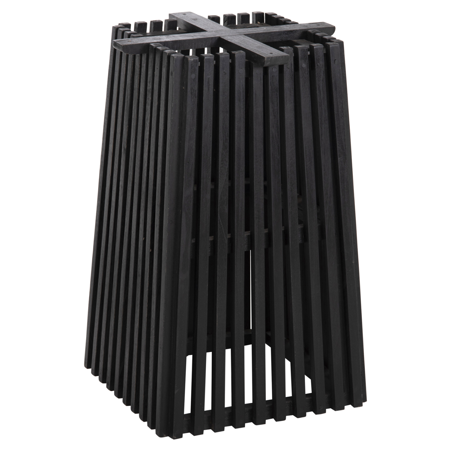 HM9460.12 ΒΑΣΗ ΤΡΑΠΕΖΙΟΥ ΕΣΩΤ.ΧΩΡΟΥ ΤΕΤΡΑΓΩΝΗ FRANTZ HM9460.12 ΞΥΛΟ MINDI ΣΕ ΜΑΥΡΟ 45x45x73Y εκ. - Image 1