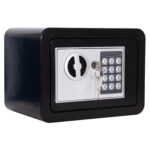 ΧΡΗΜΑΤΟΚΙΒΩΤΙΟ MINI ΜΕ ΚΛΕΙΔΙ ΚΑΙ ΣΥΝΔΥΑΣΜΟ TALIS HM6640 ΑΤΣΑΛΙ ΜΑΥΡΟ 23x17x17Υεκ.
