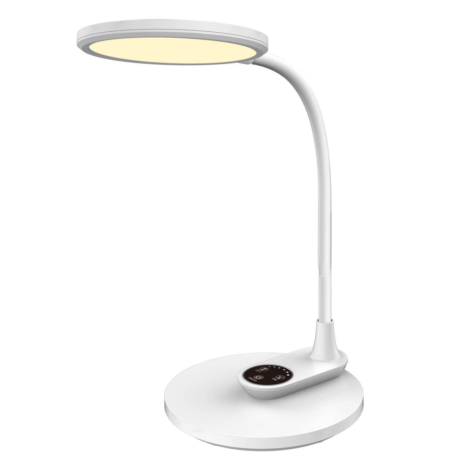 HM4459.01 ΦΩΤΙΣΤΙΚΟ ΓΡΑΦΕΙΟΥ LED BLAIN HM4459.01 ΛΕΥΚΟ ABS & ΣΙΛΙΚΟΝΗ 17x26,6x34,5Υ εκ. - Image 1
