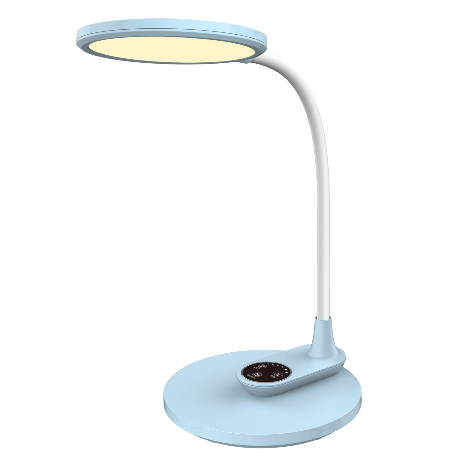HM4459.03 ΦΩΤΙΣΤΙΚΟ ΓΡΑΦΕΙΟΥ LED BLAIN HM4459.03 ΓΑΛΑΖΙΟ ABS-ΛΕΥΚΗ ΣΙΛΙΚΟΝΗ 17x26,6x34,5Υ εκ. - Image 1
