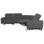 ΓΩΝΙΑΚΟΣ ΚΑΝΑΠΕΣ ΜΕ RECLINE ORACLE HM3290.01 ΓΚΡΙ ΥΦΑΣΜΑ 260x260x90(κάθισμα)x94Υεκ. - Image 4