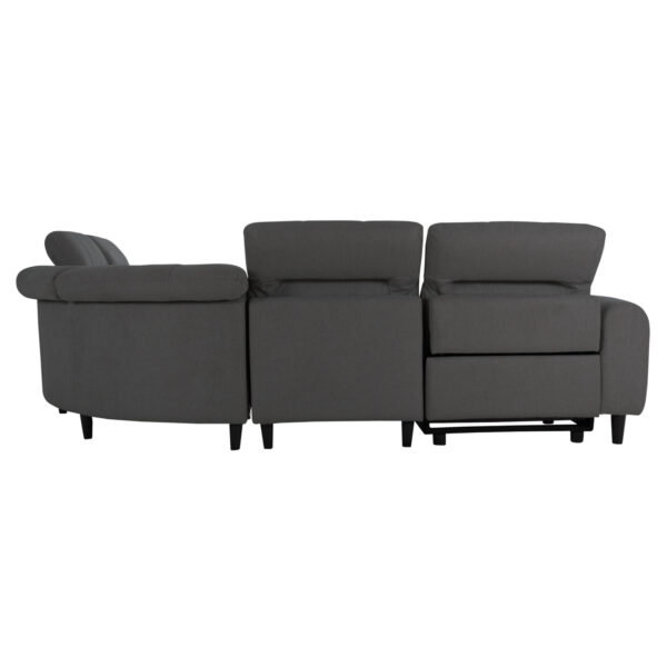 ΓΩΝΙΑΚΟΣ ΚΑΝΑΠΕΣ ΜΕ RECLINE ORACLE HM3290.01 ΓΚΡΙ ΥΦΑΣΜΑ 260x260x90(κάθισμα)x94Υεκ. - Image 5