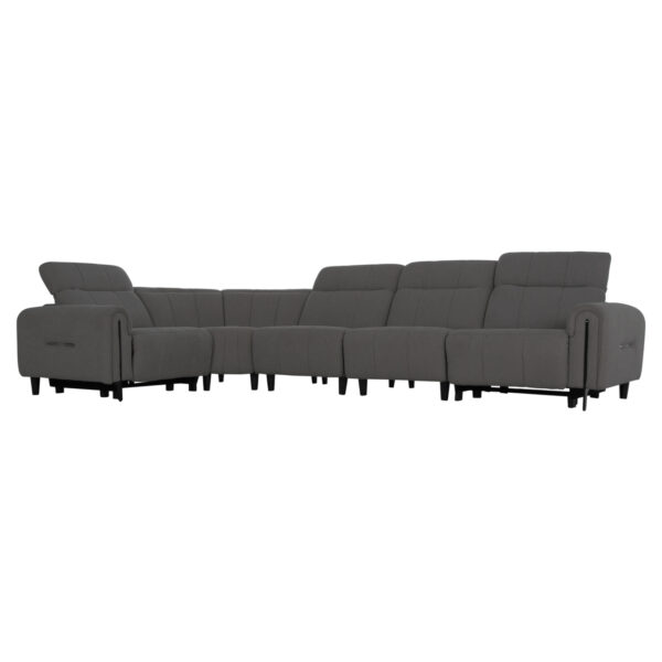 ΓΩΝΙΑΚΟΣ ΚΑΝΑΠΕΣ ΜΕ RECLINE ORACLE HM3290.01 ΓΚΡΙ ΥΦΑΣΜΑ 260x260x90(κάθισμα)x94Υεκ. - Image 6