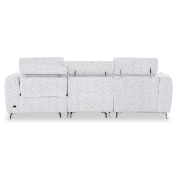 ΚΑΝΑΠΕΣ ΑΡΙΣΤΕΡΗ ΓΩΝΙΑ 3Θ ΜΕ RECLINE VALENTE HM3317.01L ΑΝΟΙΧΤΟ ΓΚΡΙ ΥΦΑΣΜΑ 275x160x104Yεκ - Image 6