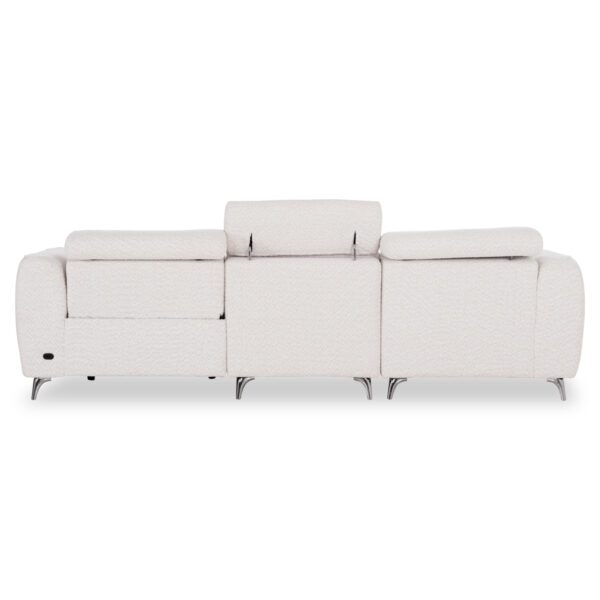ΚΑΝΑΠΕΣ ΑΡΙΣΤΕΡΗ ΓΩΝΙΑ 3Θ ΜΕ RECLINE VALENTE HM3317.02L ΜΠΕΖ ΥΦΑΣΜΑ 275x160x104Yεκ - Image 6