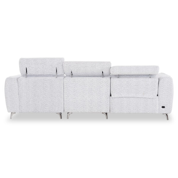 ΚΑΝΑΠΕΣ ΔΕΞΙΑ ΓΩΝΙΑ 3Θ ΜΕ RECLINE VALENTE HM3317.01R ΑΝΟΙΧΤΟ ΓΚΡΙ ΥΦΑΣΜΑ 275x160x104Yεκ - Image 6