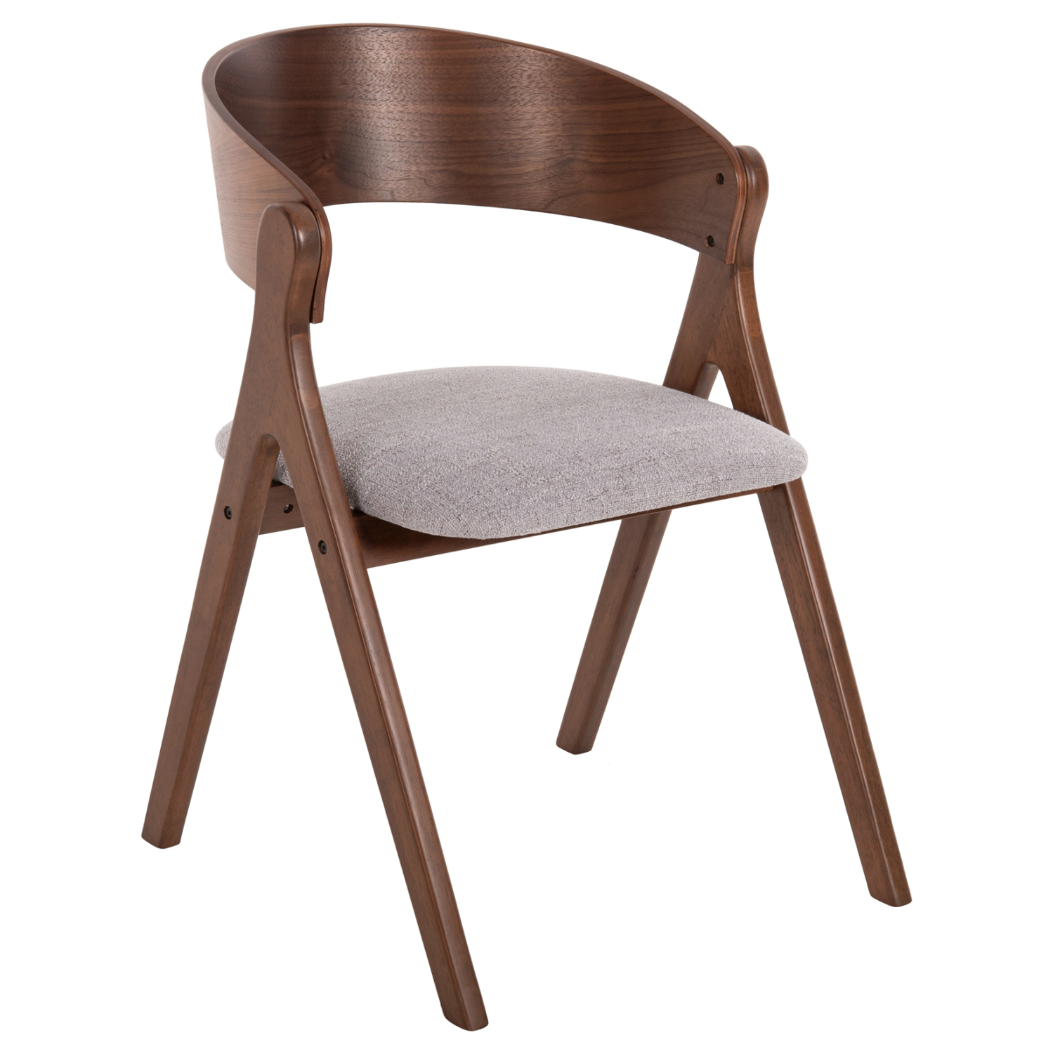 HM9739.02 ΚΑΡΕΚΛΑ NEKKER HM9739.02 RUBBERWOOD ΣΕ ΚΑΡΥΔΙ-ΓΚΡΙ ΥΦΑΣΜΑ ΚΑΘΙΣΜΑ 56x55x78Yεκ. - Image 1