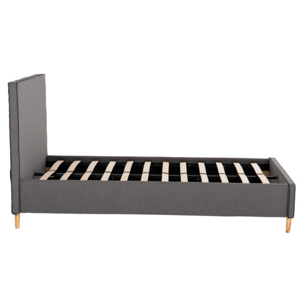 ΚΡΕΒΑΤΙ ΗΜΙΔΙΠΛΟ ΜΕ ΣΤΡΩΜΑ MAYLIN HM10802.02 ΓΚΡΙ ΥΦΑΣΜΑ--ΣΤΡΩΜΑ 120Χ200εκ - Image 5