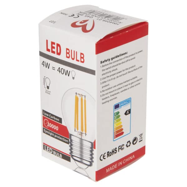 ΛΑΜΠΤΗΡΑΣ HM4046.01 LED FILAMENT 6W E27 2700K ΔΙΑΦΑΝΟ DIMMABLE - Image 5