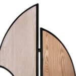 ΠΑΡΑΒΑΝ 6-ΦΥΛΛΟ ΜΟΝΗΣ ΟΨΗΣ CRYPT HM4221 MDF ΣΕ 4 ΧΡΩΜΑTA-ΜΑΥΡΟ ΜΕΤΑΛΛΟ 241x1,5x180Υεκ. - Image 3