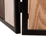 ΠΑΡΑΒΑΝ 6-ΦΥΛΛΟ ΜΟΝΗΣ ΟΨΗΣ CRYPT HM4221 MDF ΣΕ 4 ΧΡΩΜΑTA-ΜΑΥΡΟ ΜΕΤΑΛΛΟ 241x1,5x180Υεκ. - Image 6