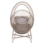 ΠΟΛΥΘΡΟΝΑ-ΦΩΛΙΑ RULER HM6506.02 ΜΟΚΑ ΜΕΤΑΛΛΟ-P.E.RATTAN--ΓΚΡΙ ΜΑΞΙΛΑΡΙΑ 90x85x154Υεκ - Image 6