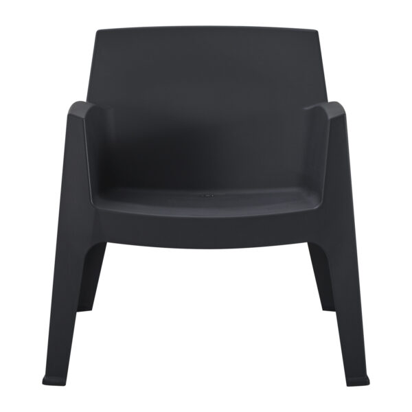 ΠΟΛΥΘΡΟΝΑ ΠΟΛΥΠΡΟΠΥΛΕΝΙΟΥ LOUNGE SLEEK HM6365.02 ΜΑΥΡΟ 62x68x73Υεκ. - Image 3