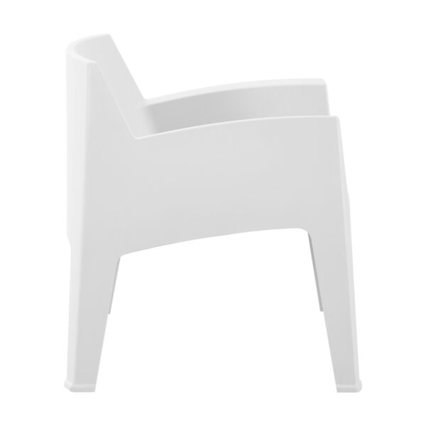ΠΟΛΥΘΡΟΝΑ ΠΟΛΥΠΡΟΠΥΛΕΝΙΟΥ LOUNGE SLEEK HM6365.01 ΛΕΥΚΟ 62x68x73Υεκ. - Image 4