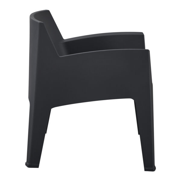 ΠΟΛΥΘΡΟΝΑ ΠΟΛΥΠΡΟΠΥΛΕΝΙΟΥ LOUNGE SLEEK HM6365.02 ΜΑΥΡΟ 62x68x73Υεκ. - Image 4