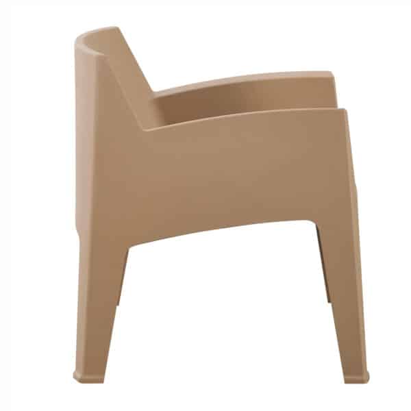ΠΟΛΥΘΡΟΝΑ ΠΟΛΥΠΡΟΠΥΛΕΝΙΟΥ LOUNGE SLEEK HM6365.03 CAPPUCCINO 62x68x73Υεκ. - Image 4