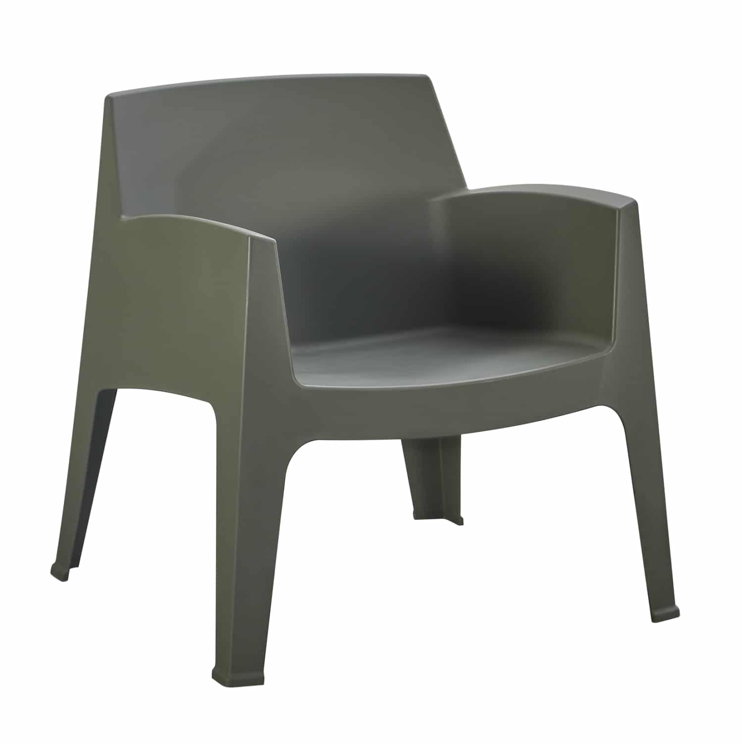 HM6365.05 ΠΟΛΥΘΡΟΝΑ ΠΟΛΥΠΡΟΠΥΛΕΝΙΟΥ LOUNGE SLEEK HM6365.05 DARK OLIVE GREEN 62x68x73Υεκ. - Image 1