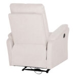 ΠΟΛΥΘΡΟΝΑ RELAX ΜΕ ΗΛΕΚΤΡΙΚΗ ΑΝΑΚΛΙΣΗ SYNTHIA HM3309.01 ΜΠΕΖ ΥΦΑΣΜΑ 75x86x100Yεκ - Image 5