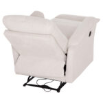 ΠΟΛΥΘΡΟΝΑ RELAX ΜΕ ΗΛΕΚΤΡΙΚΗ ΑΝΑΚΛΙΣΗ SYNTHIA HM3309.01 ΜΠΕΖ ΥΦΑΣΜΑ 75x86x100Yεκ - Image 6