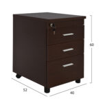 ΣΕΤ ΓΡΑΦΕΙΟΥ 2ΤΜΧ ΣΕ ΧΡΩΜΑ WENGE HM10211.02 - Image 3