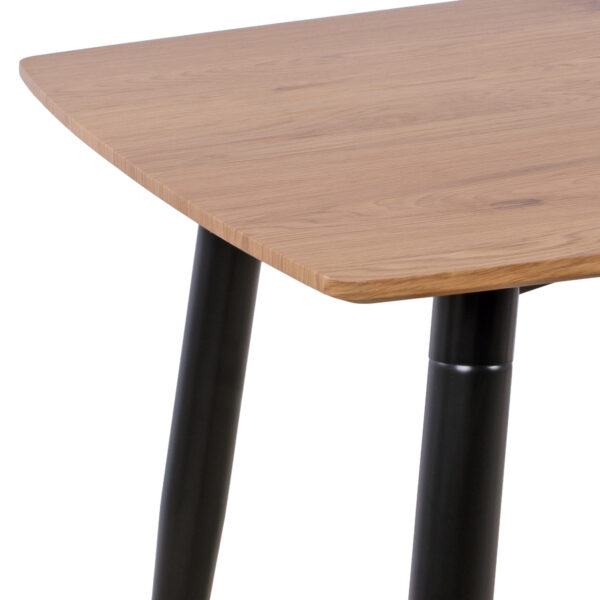 ΣΕΤ ΤΡΑΠΕΖΑΡΙΑΣ 5ΤΜΧ GAFF HM10847.02 MDF TOP ΦΥΣΙΚΟ--ΥΦΑΣΜΑ ΜΠΕΖ & ΜΕΤΑΛΛΟ ΜΑΥΡΟ - Image 4