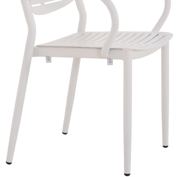 ΣΕΤ ΤΡΑΠΕΖΑΡΙΑΣ ΕΞ.ΧΩΡΟΥ 7ΤΜΧ HILLIARD HM10999.01 ΛΕΥΚΟ ΑΛΟΥΜΙΝΙΟ-POLYWOOD - Image 6