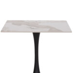 ΤΡΑΠΕΖΙ ΤΡΑΠΕΖΑΡΙΑΣ TETRAN HM18315.02 ΒΑΣΗ ΜΑΥΡΗ--SINTERED STONE PANDORA 80x80x73Υεκ - Image 5